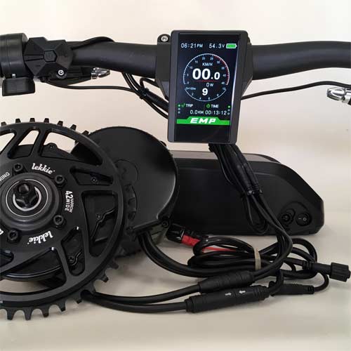 Componentes del Kit de conversin de bicicleta elctrica para mtb