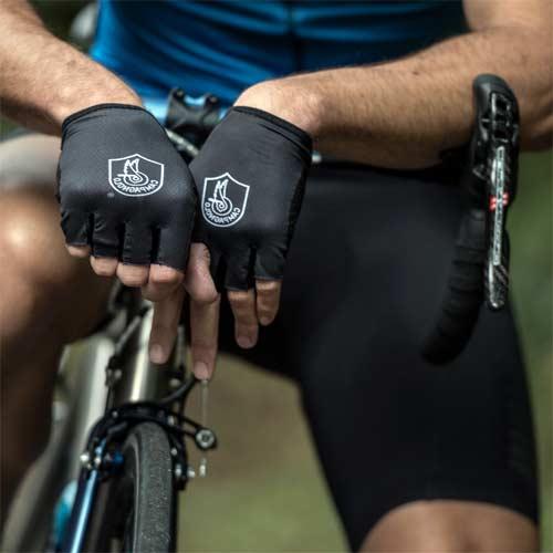 Guantes cortos para bicicleta