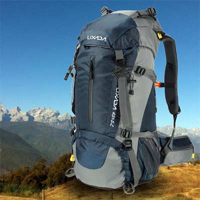 Mochila de Viaje Impermeable Lixada de 50 Litros