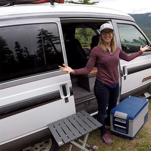 Mini Refrigerador y Calentador Porttil para auto caravana