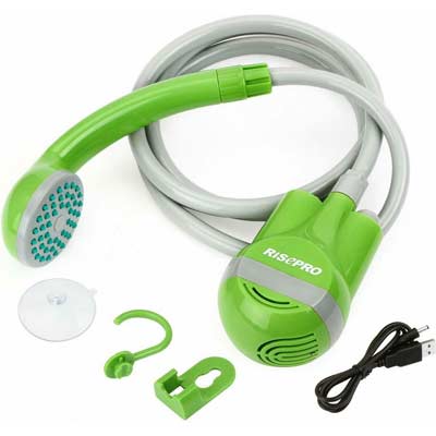 Risepro - Cabezal de ducha portátl para camping