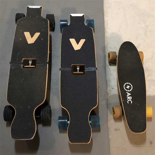 Skates Eléctricos Tamaño